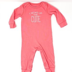 Carter's Pajamas - Carter’s | Baby Girl Pink Button Pajama 9 Month Carter's Pajamas - Carter’s | Baby Girl Pink Button Pajama 9 Month